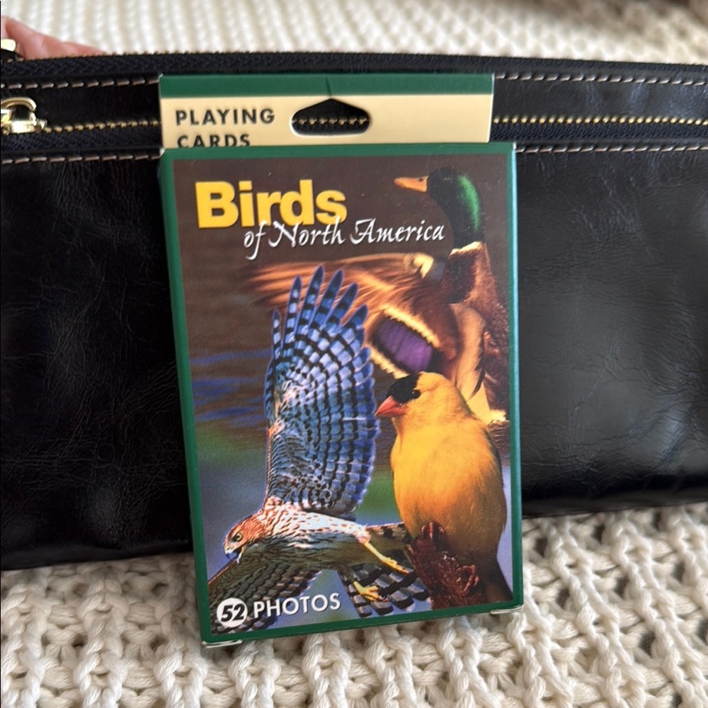 Birds of North America Playing Cards - Green/Yellow - New, unopened!